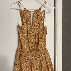 Yellow Floral Romper